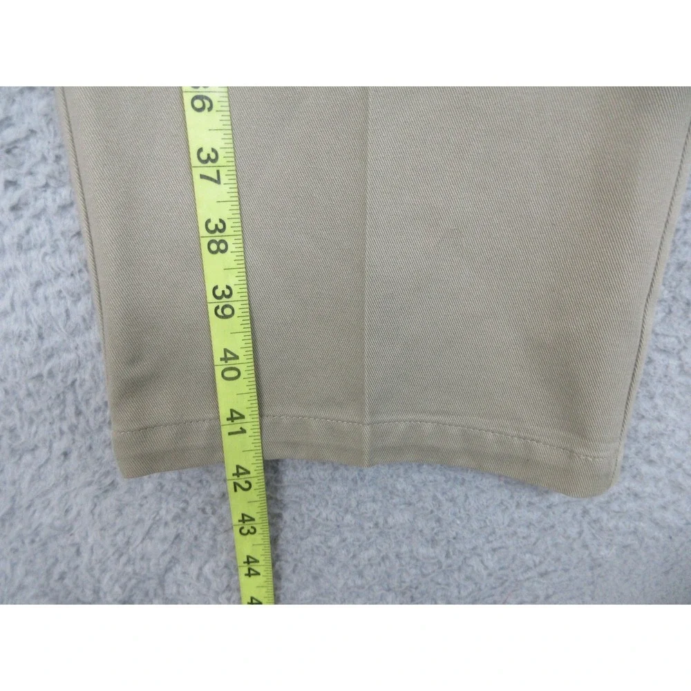 Dockers Pleated Khaki Chino Pants Mens 32x32 Beige Classic Fit Cotton Casual